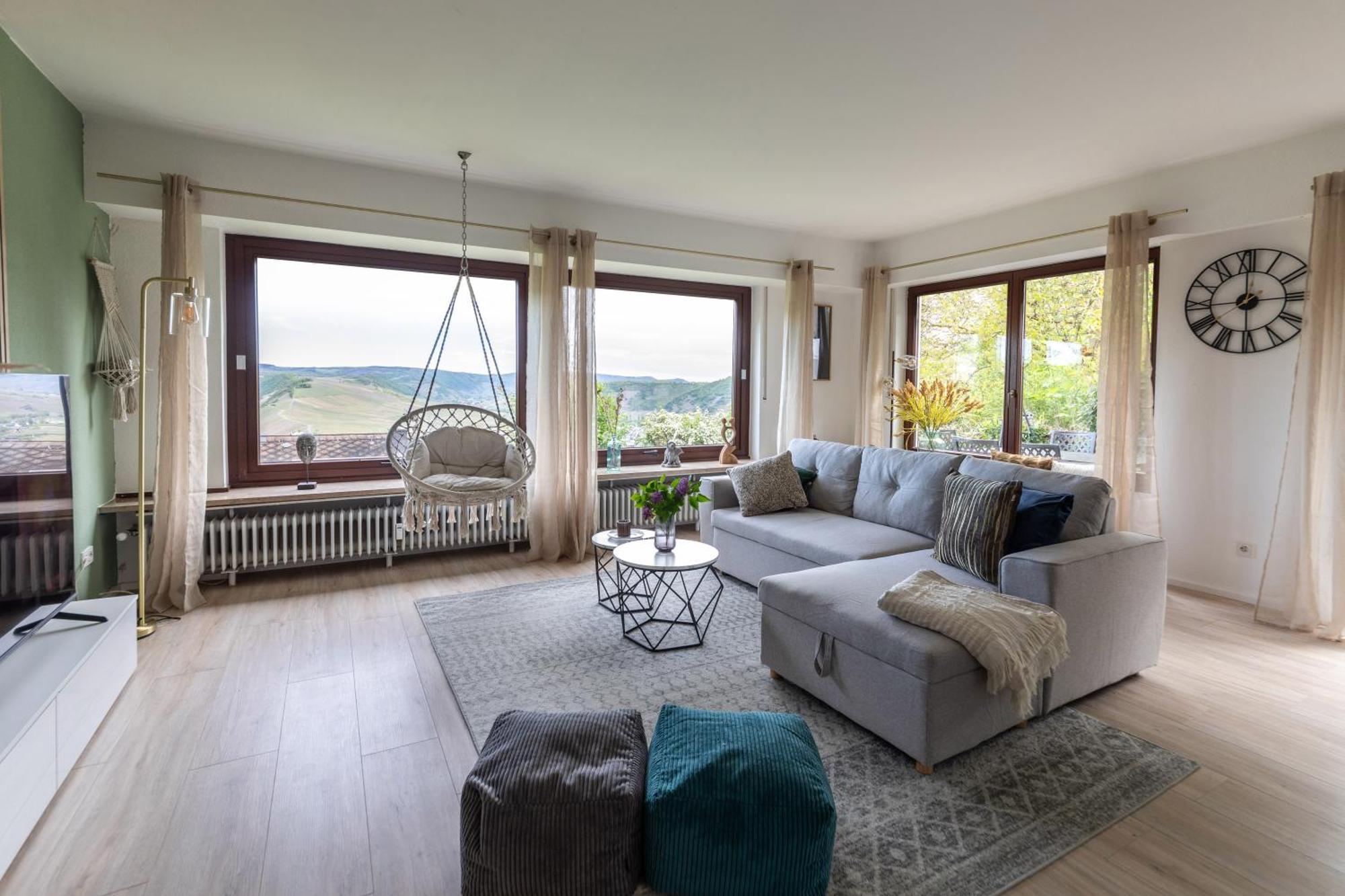 Cozy II Luxurioes Moselview Terrasse Garten Netflix 雷温 外观 照片