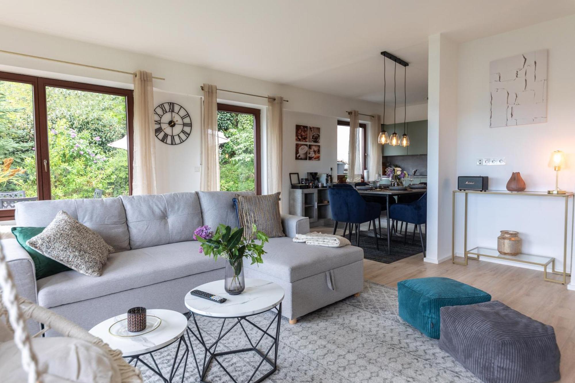 Cozy II Luxurioes Moselview Terrasse Garten Netflix 雷温 外观 照片